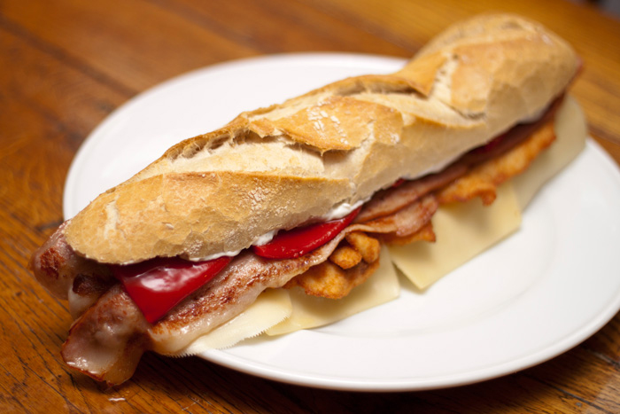 Pechuga con bacon