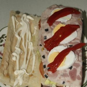 Bocadillo de pavo trufado